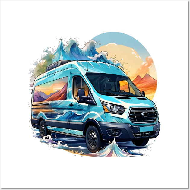 Ford Transit Wall Art by StoneCreation